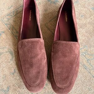 Reformation Brown Suede Loafers